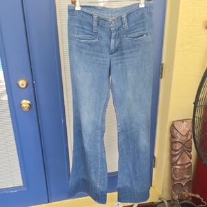 VINTAGE bell flared MAVERICK womens jeans size 11 juniors